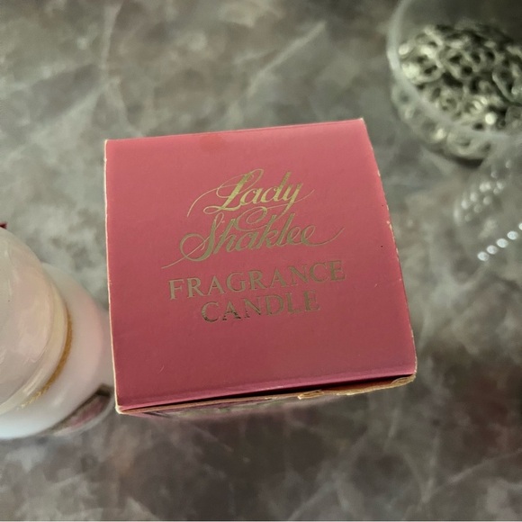 NIB Vintage Lady Shaklee Fragrance Milk Glass Candle - Picture 2 of 5